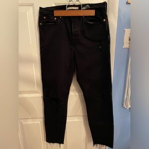 Black Levi’s Wedgie Jeans